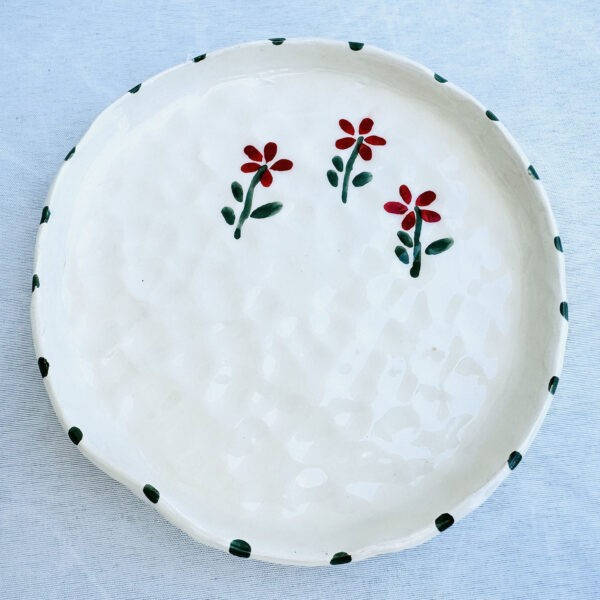 Assiette à dessert diamètre 15 cm "FLORAL" – Image 2
