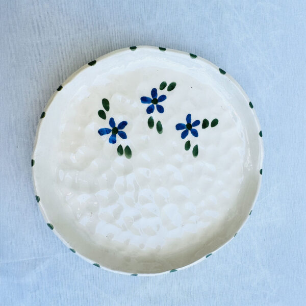 Assiette à dessert diamètre 15 cm "FLORAL"